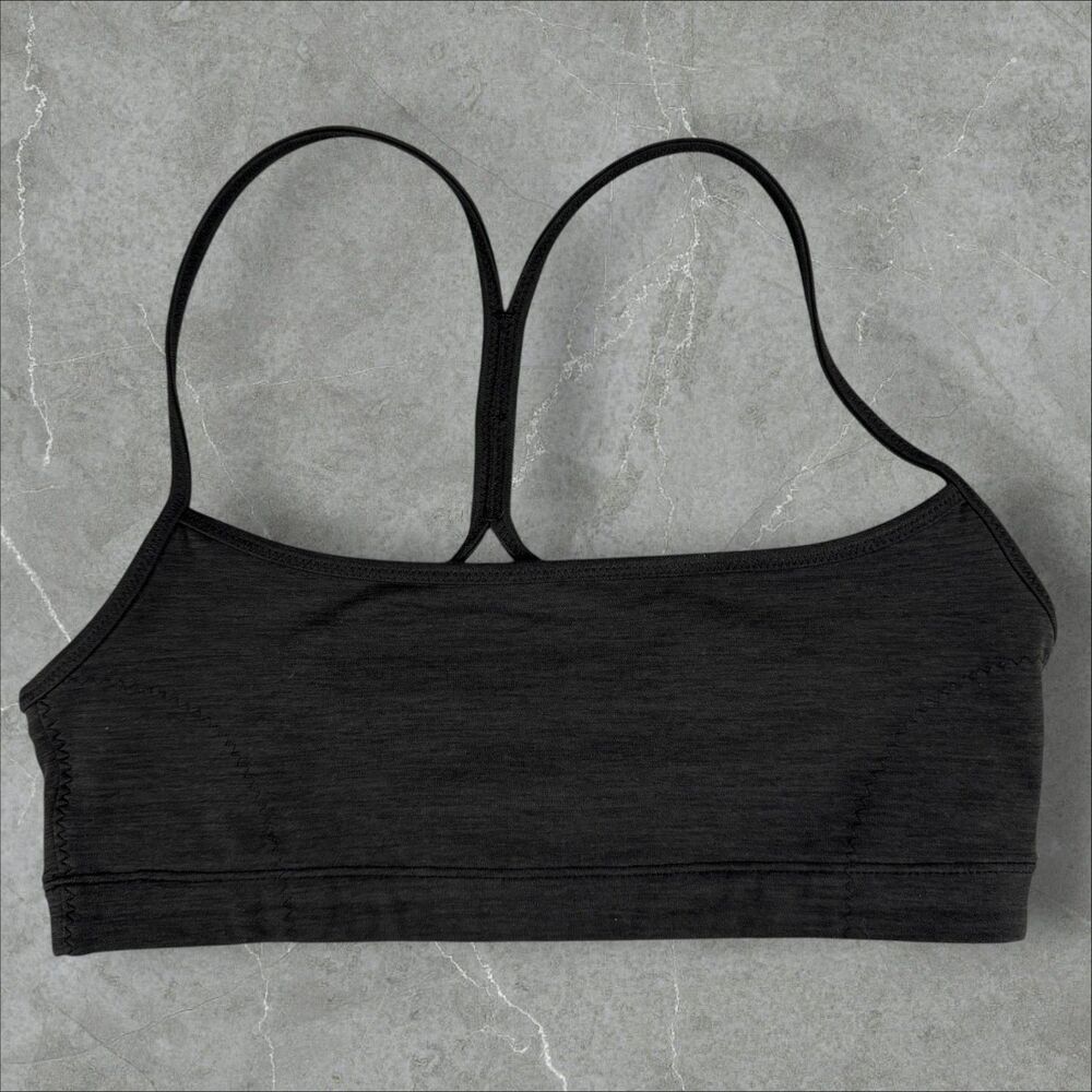 Women's Vitality Sportswear Spaghetti Strap Balance Sports Bra Grey - Small